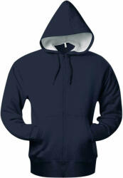 Kariban Uniszex kapucnis pulóver Kariban KA444 Full Zip Hooded Sweatshirt -L, Dark Grey