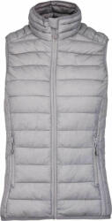 Kariban Női mellény Kariban KA6114 Ladies' Lightweight Sleeveless Fake Down Jacket -S, Marl Silver
