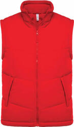 Kariban Uniszex mellény Kariban KA6118 Fleece Lined Bodywarmer -XS, Red