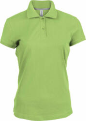 Kariban Női galléros póló Kariban KA242 Ladies' Short-Sleeved polo Shirt -M, Lime