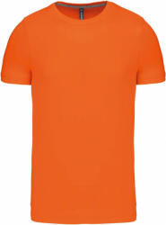 Kariban Férfi póló Kariban KA356 Rövid Ujjú Környakú póló -M, Orange