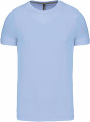 Kariban Férfi póló Kariban KA356 Rövid Ujjú Környakú póló -3XL, Sky Blue