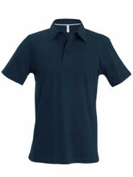 Kariban Férfi galléros póló Kariban KA241 Men'S Short-Sleeved polo Shirt -M, Dark Grey