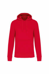 Kariban Férfi kapucnis pulóver Kariban KA4027 Men'S Eco-Friendly Hooded Sweatshirt -L, Red