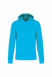 Kariban Férfi kapucnis pulóver Kariban KA4027 Men'S Eco-Friendly Hooded Sweatshirt -2XL, Sea Turquoise