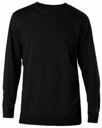 Kariban Férfi pulóver Kariban KA967 Men'S Crew neck Jumper -4XL, Black