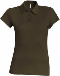 Kariban Női galléros póló Kariban KA238 Ladies' Jersey polo Shirt -XS, Cappuccino