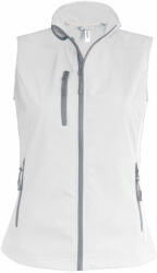 Kariban Női Kariban KA404 Ladies' Softshell Bodywarmer -4XL, White