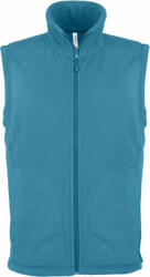 Kariban Férfi Kariban KA913 Luca - Men'S Micro Fleece Gilet -3XL, Tropical Blue