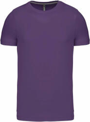 Kariban Férfi póló Kariban KA356 Rövid Ujjú Környakú póló -S, Purple