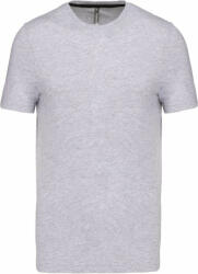 Kariban Férfi póló Kariban KA356 Rövid Ujjú Környakú póló -M, Oxford Grey