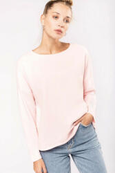 Kariban Női pulóver Kariban KA471 Ladies' Oversized Sweatshirt -L/XL, Light Grey Heather