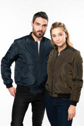 Kariban Férfi kabát Kariban KA6122 Men'S Bomber Jacket -2XL, Deep Khaki