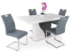  Aliz asztal Mona székkel - 4 személyes étkezőgarnitúra