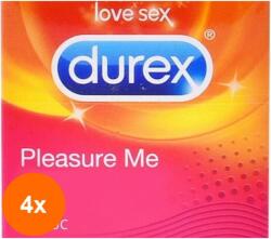 Durex Set 4 x 3 Prezervative Durex Pleasure Me (ROC-4XMAGT1001917TS)