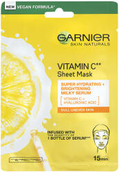 Garnier Szuper hidratáló és ragyogást adó textil maszk C-vitaminnal (28 ml)