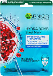 Garnier Skin Naturals Hydra Bomb Hidratáló és bőrfeltöltő textilmaszk gránátalmával 28 g