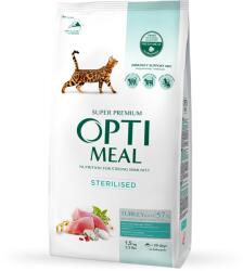 Optimeal Hrana uscata pisici sterilizate - curcan si ovaz 1, 5kg