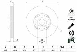 Bosch Disc frana BOSCH 0 986 479 H13 (0 986 479 H13) - automobilus