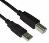 VCOM kábel USB 2.0 printerkábel 3M fekete, prémium (AMBM) CU201B-3.0