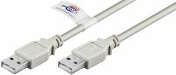 Goobay USB 2.0 (apa) - USB 2.0 (apa) kábel 3 m, hivatalos USB tanúsítvánnyal, szürke