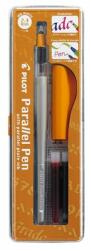 Pilot Töltőtoll, 0, 5-2, 4 mm, narancssárga kupak, PILOT Parallel Pen (FP3-24-SS) - irodaszerbolt
