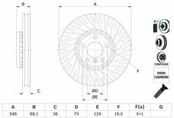 Bosch Disc frana BOSCH 0 986 479 E18 (0 986 479 E18) - automobilus