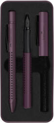 Faber-Castell Set cadou stilou si pix FABER-CASTELL Grip 2011 Berry, FC201530