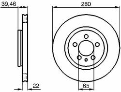 Bosch Disc frana BOSCH 0 986 479 156 (0 986 479 156)