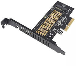 Basekit Adaptor SSD M. 2 NVMe la PCI-E 4.0 X16, Basekit, Indicator LED, Disipare Rapida a Caldurii (TD-UP-SK4)