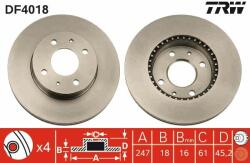TRW Disc frana TRW DF4018 (DF4018) - automobilus