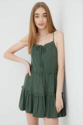 Superdry ruha zöld, mini, harang alakú - zöld L - answear - 17 990 Ft