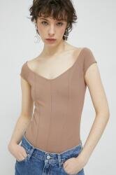 Abercrombie & Fitch body női, bézs - bézs XL - answear - 15 990 Ft