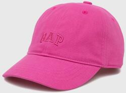 Gap gyerek pamut baseball sapka rózsaszín, sima - rózsaszín 57