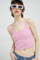 Abercrombie & Fitch top női, rózsaszín - rózsaszín L - answear - 19 990 Ft