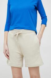 Tommy Hilfiger rövidnadrág női, bézs, sima, magas derekú - bézs XL