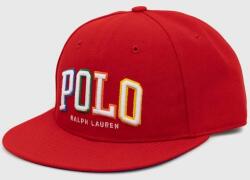 Ralph Lauren baseball sapka piros, nyomott mintás - piros Univerzális méret
