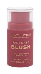 Makeup Revolution London Fast Base Blush fard de obraz 14 g pentru femei Blush