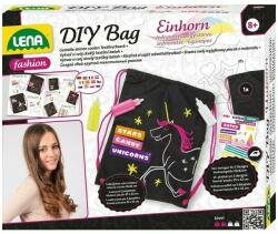 LENA - Joc si kit creativ pentru fete Rucsacel textil cu Unicorn (LE42607)