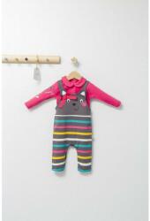 Tongs baby Set salopeta cu bluzita pentru bebelusi Colorful autum, Tongs baby (Culoare: Gri, Marime: 6-9 luni) (tgs_4437_5)