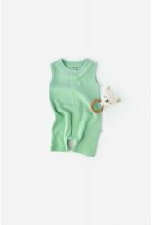 BabyCosy Salopeta fara maneci si pantaloni scurti - 100% bumbac organic - Mint, BabyCosy (Marime: 12-18 Luni) (BC-CSYW1007-12)