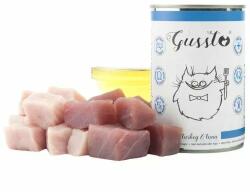 Gussto Cat Fresh Turkey&Tuna set conserva pisici, ton si curcan 12x400 g