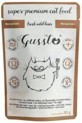 Gussto Cat Fresh Wild Boar pliculet hrana pisici, cu mistret 24x85 g