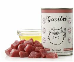 Gussto Cat Fresh Beef set conserve pisica, cu vita 12x400 g