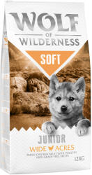 Wolf of Wilderness 2x12kg Wolf of Wilderness- Junior "Soft - Wide Acres" - csirke száraz kutyatáp