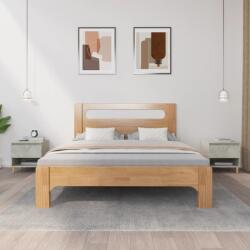 vidaXL Noptiere, 2 buc. , gri beton, 50x46x50 cm, lemn prelucrat (819541)