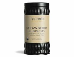Tea Forté Cutie metalica cu ceai Strawberry Hibiscus tea Forte 125g