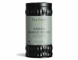 Tea Forté Cutie metalica cu ceai Green Mango Peach Tea Forte 100g