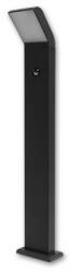 Masterled Clark 12 W-os natúr fehér, 80 cm magas fekete állólámpa mozgásérzékelős (3699)