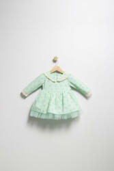 Tongs baby Rochita eleganta pentru fetite Elbise, Tongs baby, cu tulle si volane (Culoare: Verde, Marime: 24-36 luni) (tgs_382918) - esell